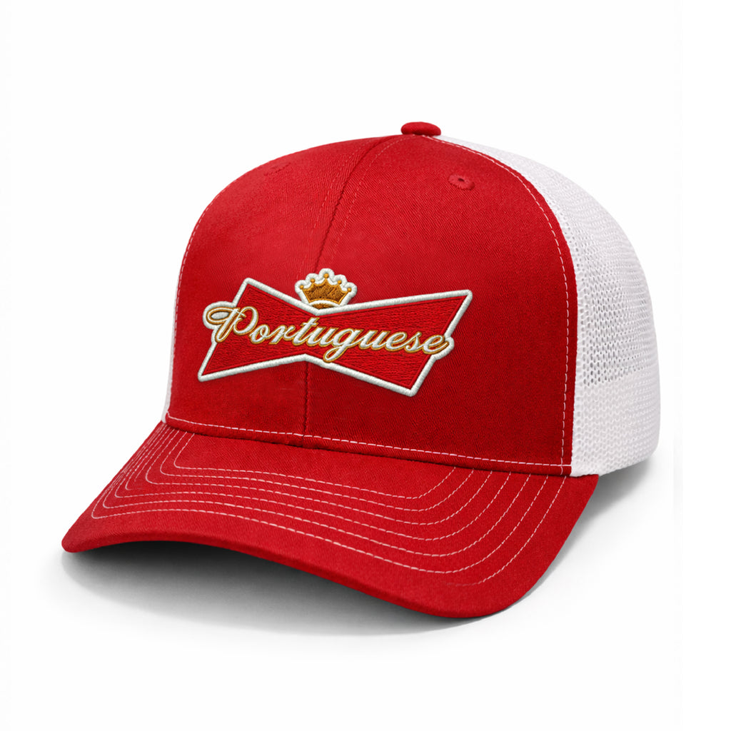 Portuguese Budweiser Mesh Trucker Hat