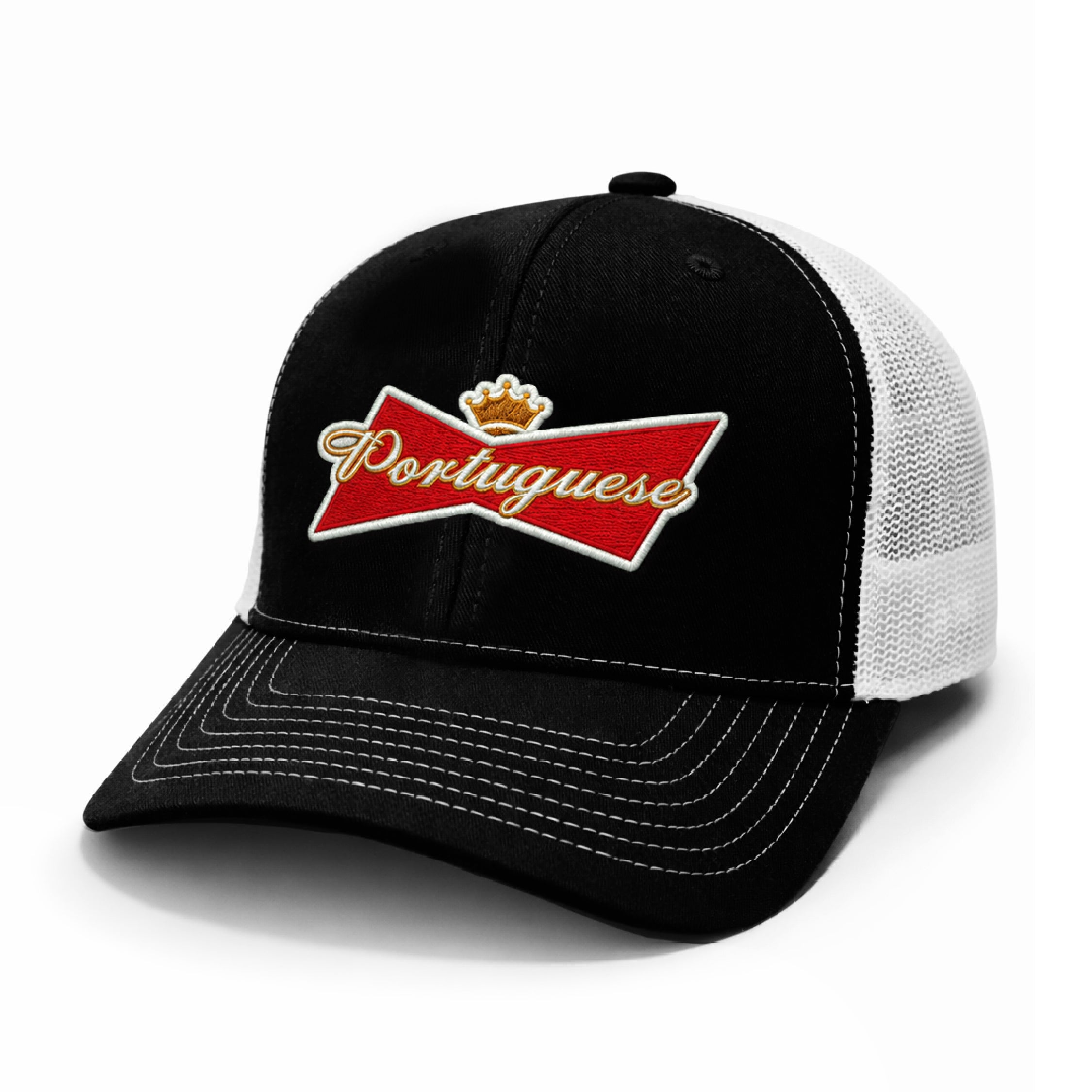 Portuguese Budweiser Mesh Trucker Hat