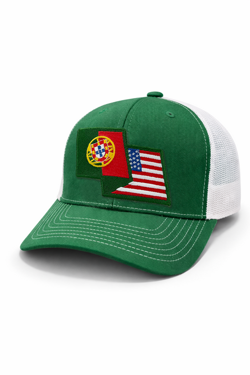 American Portuguese Mesh Trucker Hat