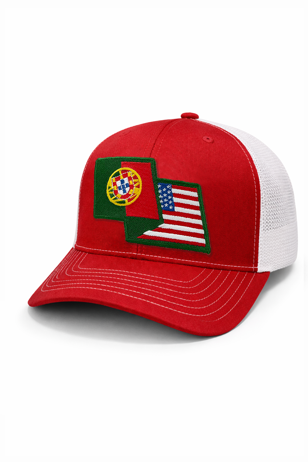 American Portuguese Mesh Trucker Hat